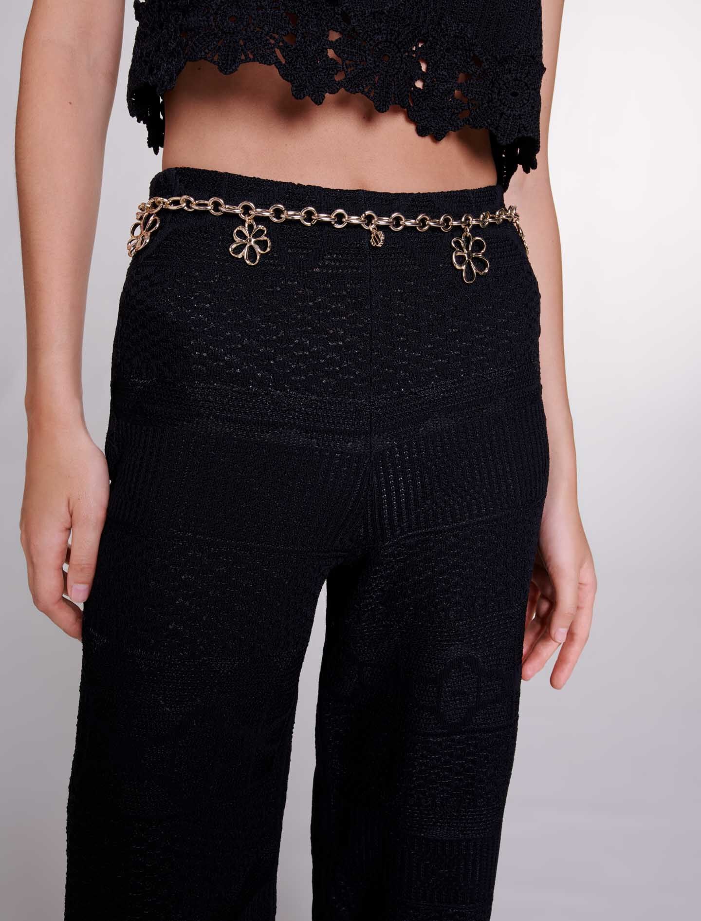 Chain belt with flowers - 6
