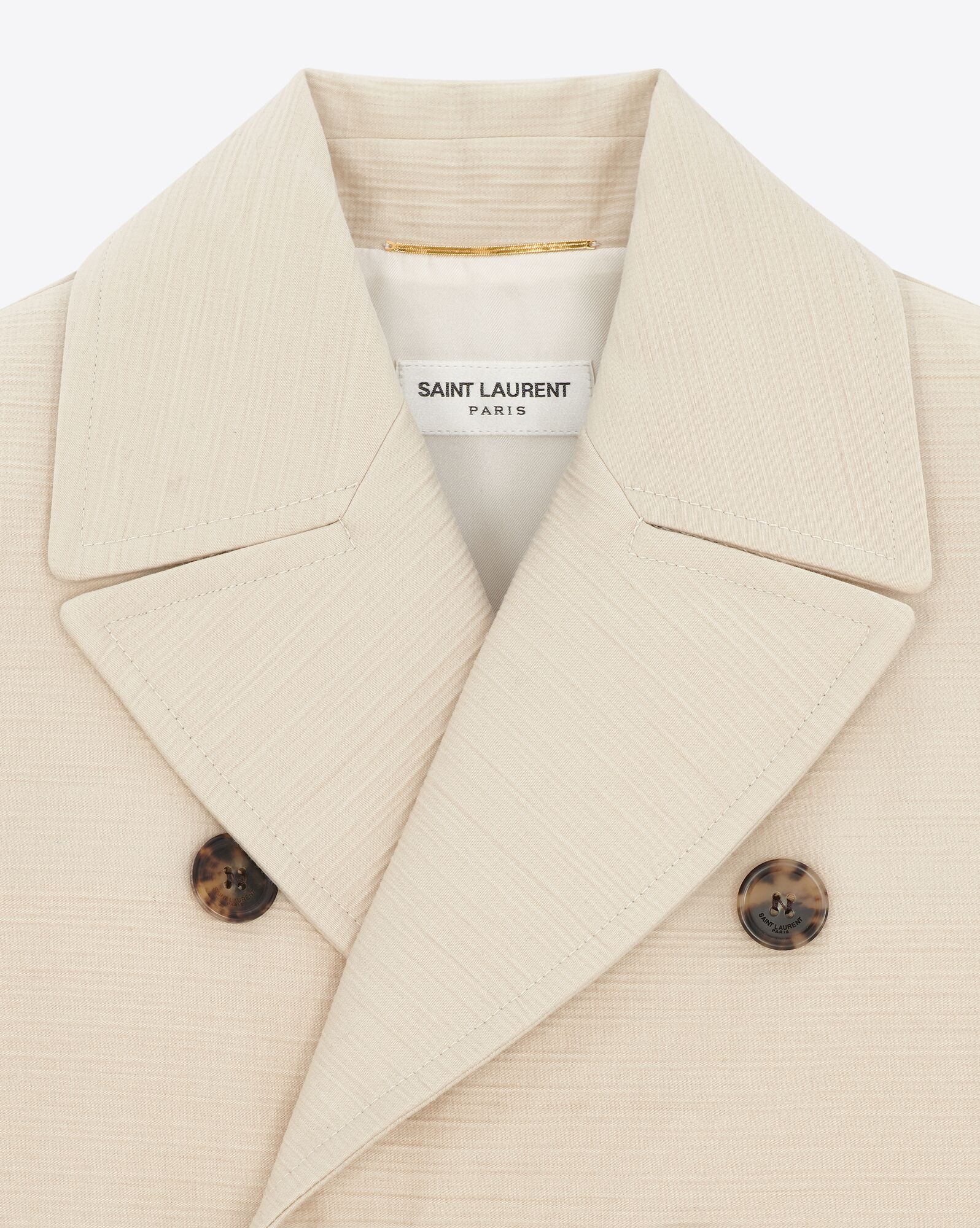 saharienne jacket in cotton and wool - 4