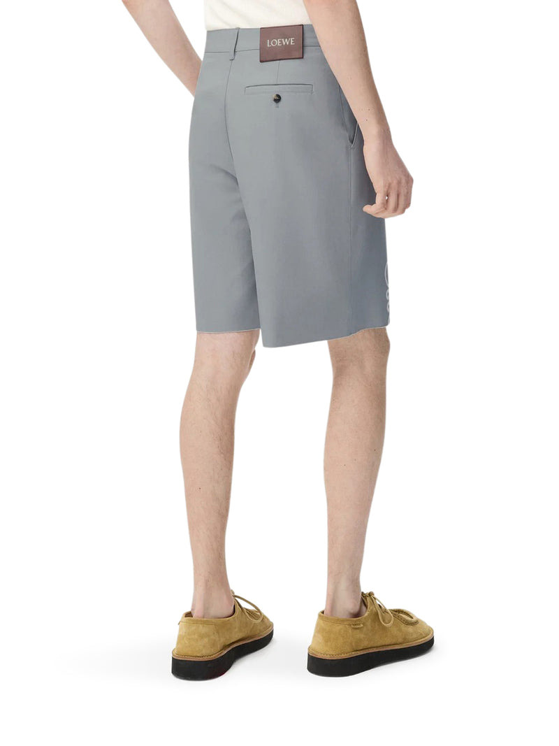 Loewe Men Cotton Anagram Shorts - 4