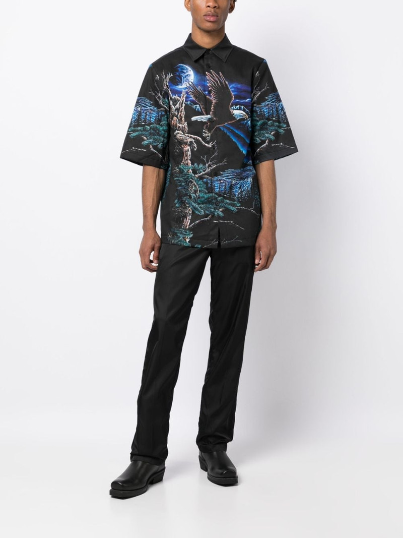 Holzweiler National-print short-sleeve shirt outlook