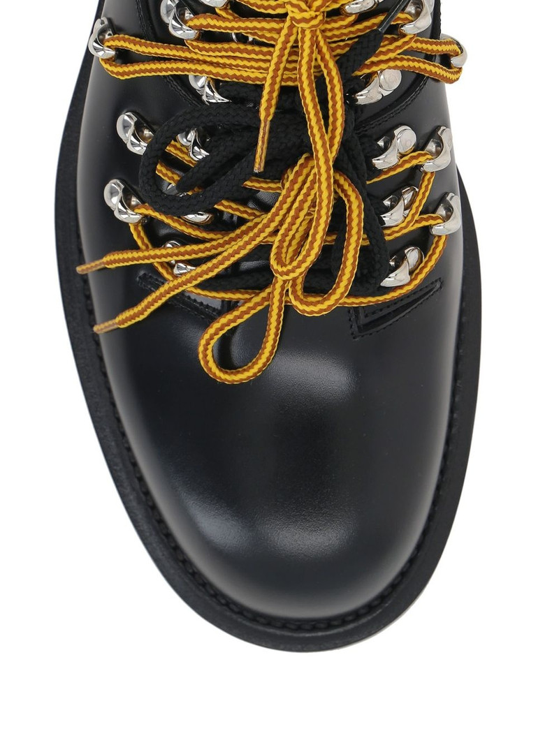 Mountain brushed leather derby shoes 4