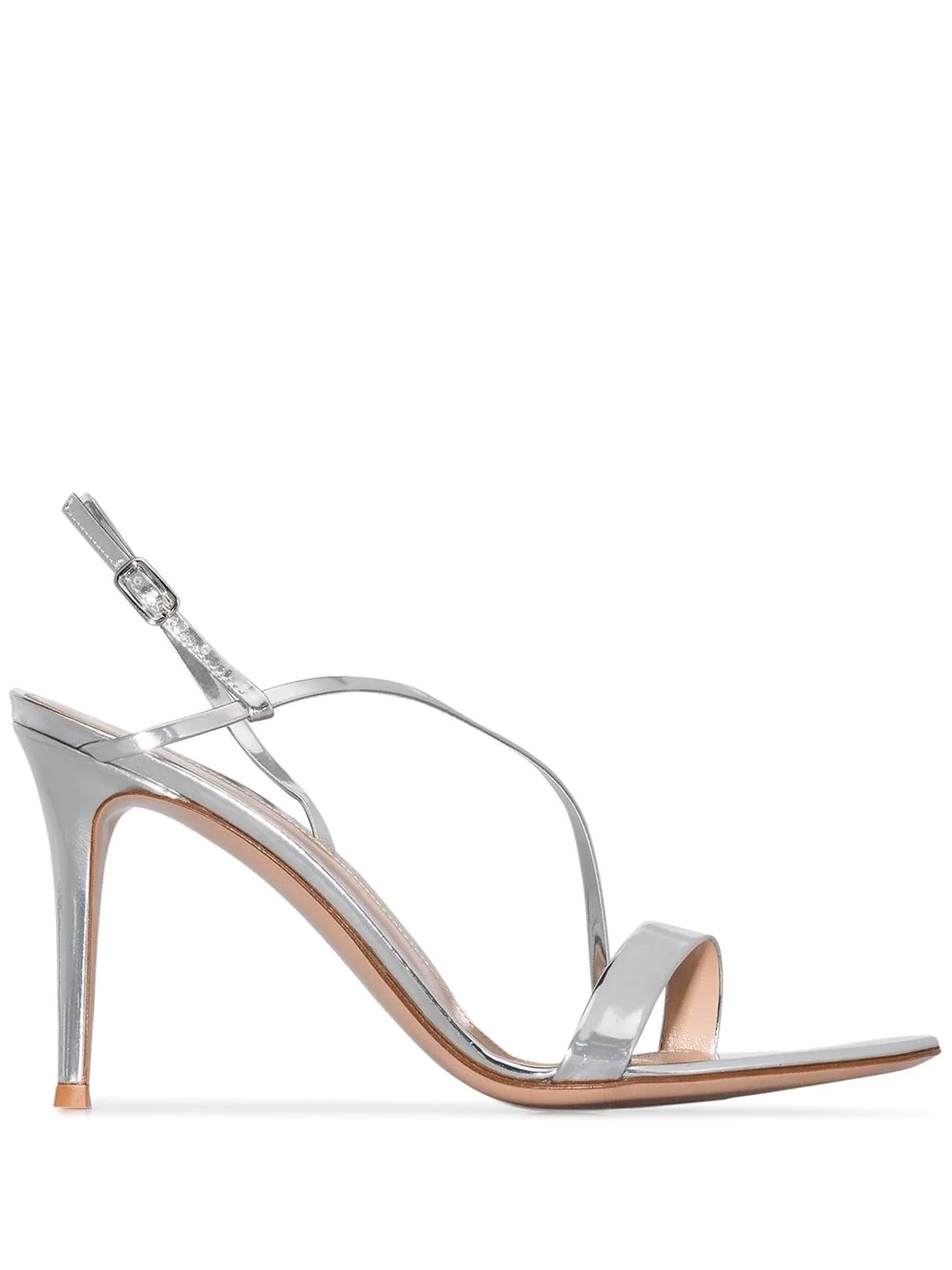 Manhattan 85mm metallic sandals - 1