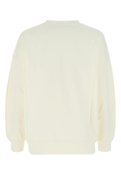 Alexander McQueen Cream cotton oversize sweatshirt outlook
