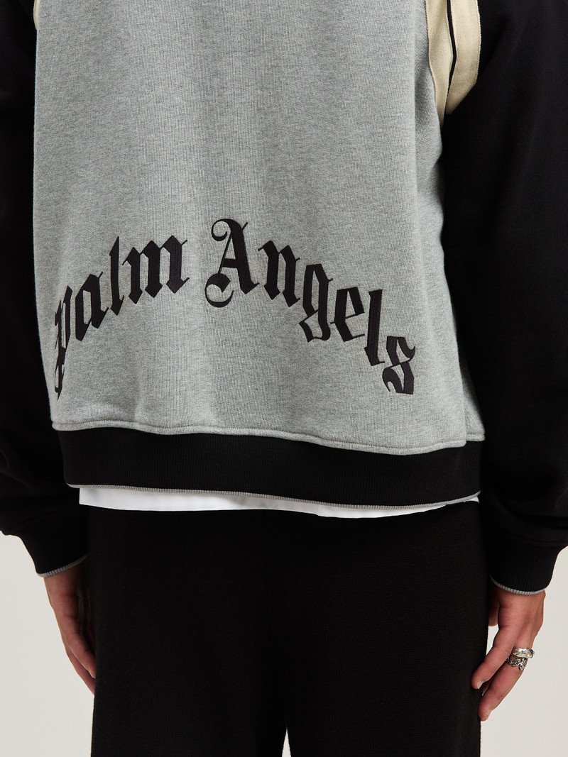 Curved Logo Varsity Jacket 6