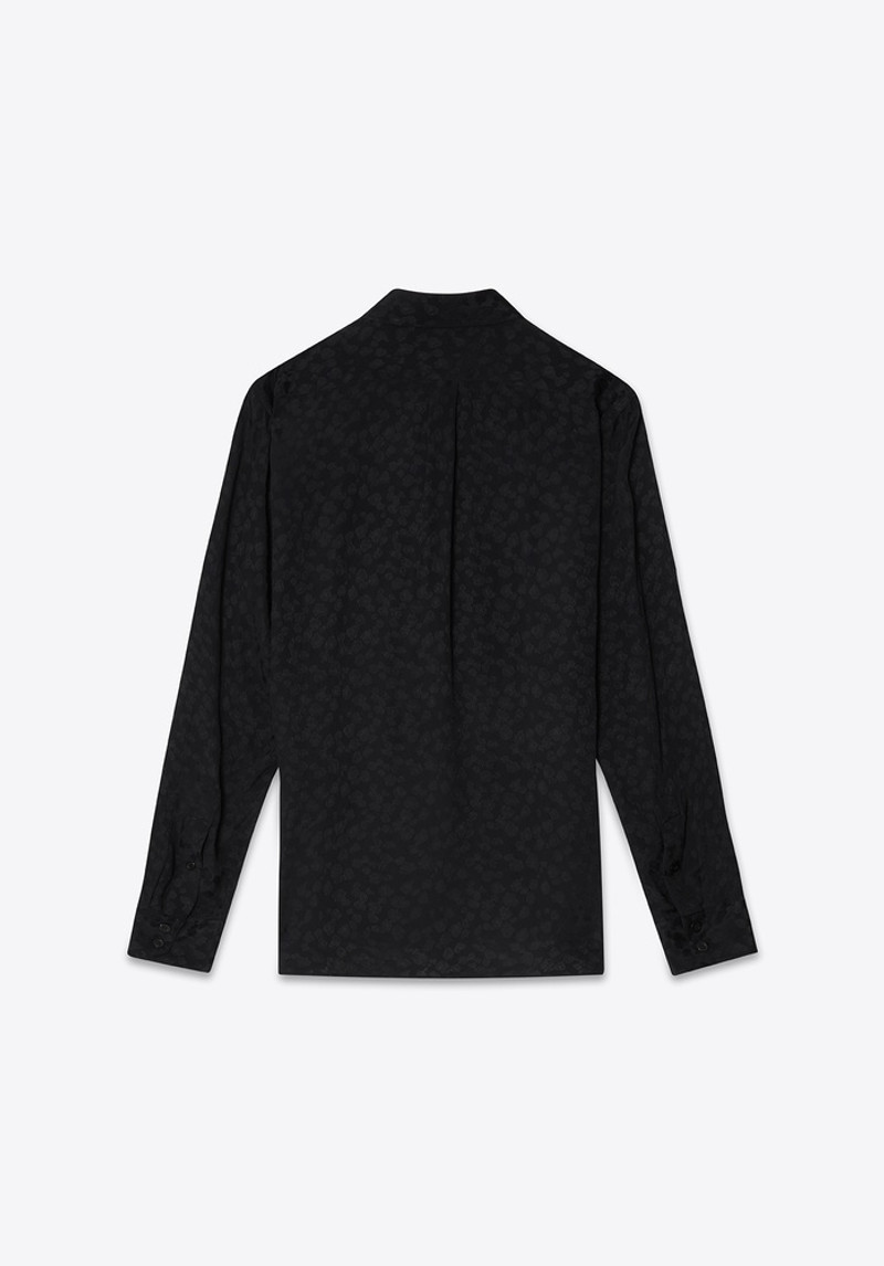 BLK DNM SHIRT 11  BLACK JACQUARD outlook