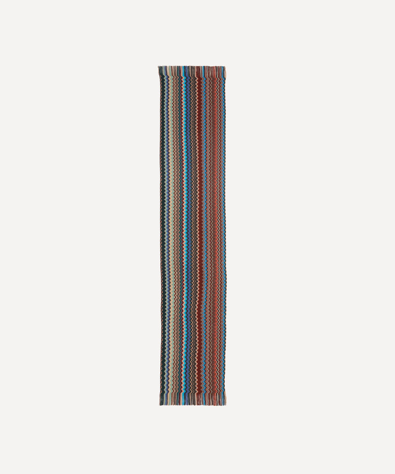 Missoni Zig-Zag Fringed Wool Scarf outlook