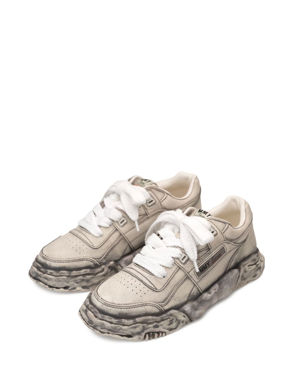 leather sneakers - 2