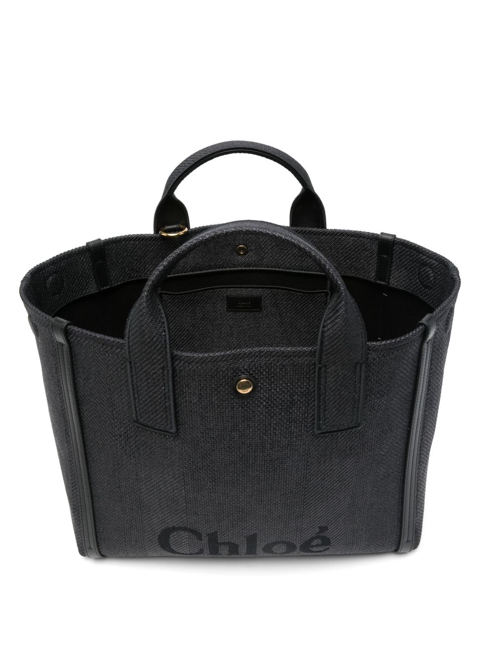 logo-embroidered tote bag - 5
