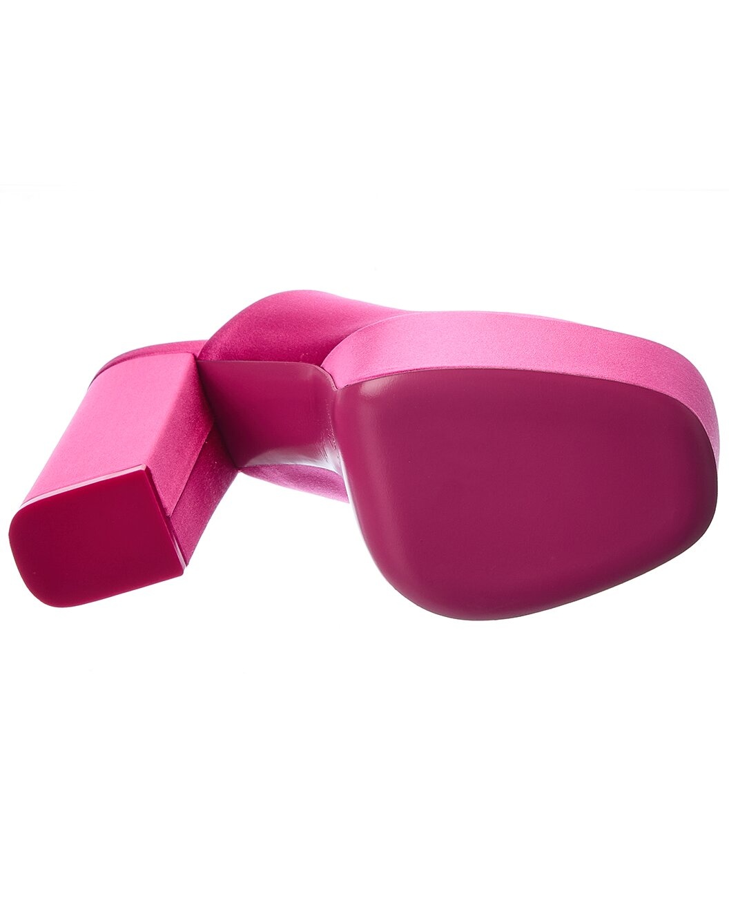 Paris Texas Sasha Satin Platform Sandal - 4