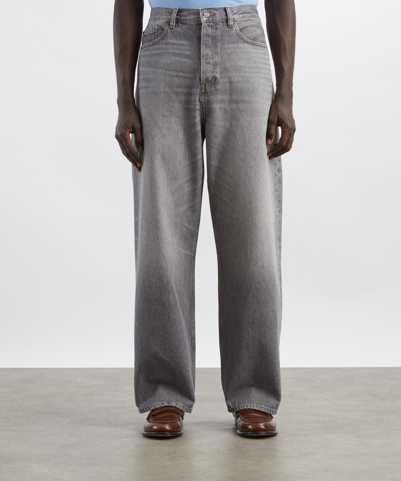 FRAME Baggy Jeans in Ironclad outlook