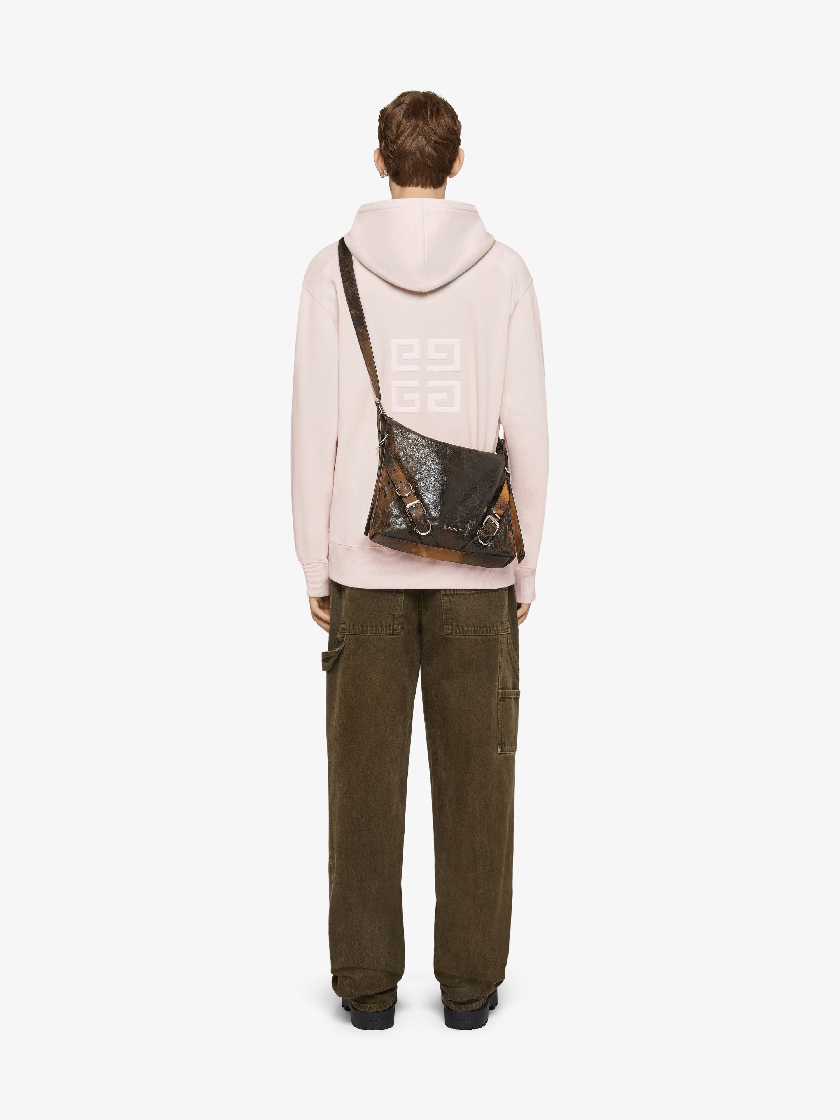 GIVENCHY 4G SLIM FIT HOODIE IN FLEECE - 4