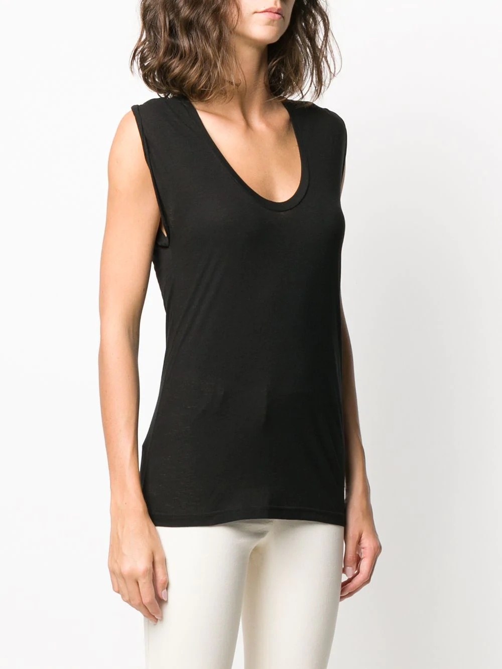 scoop neck vest - 3