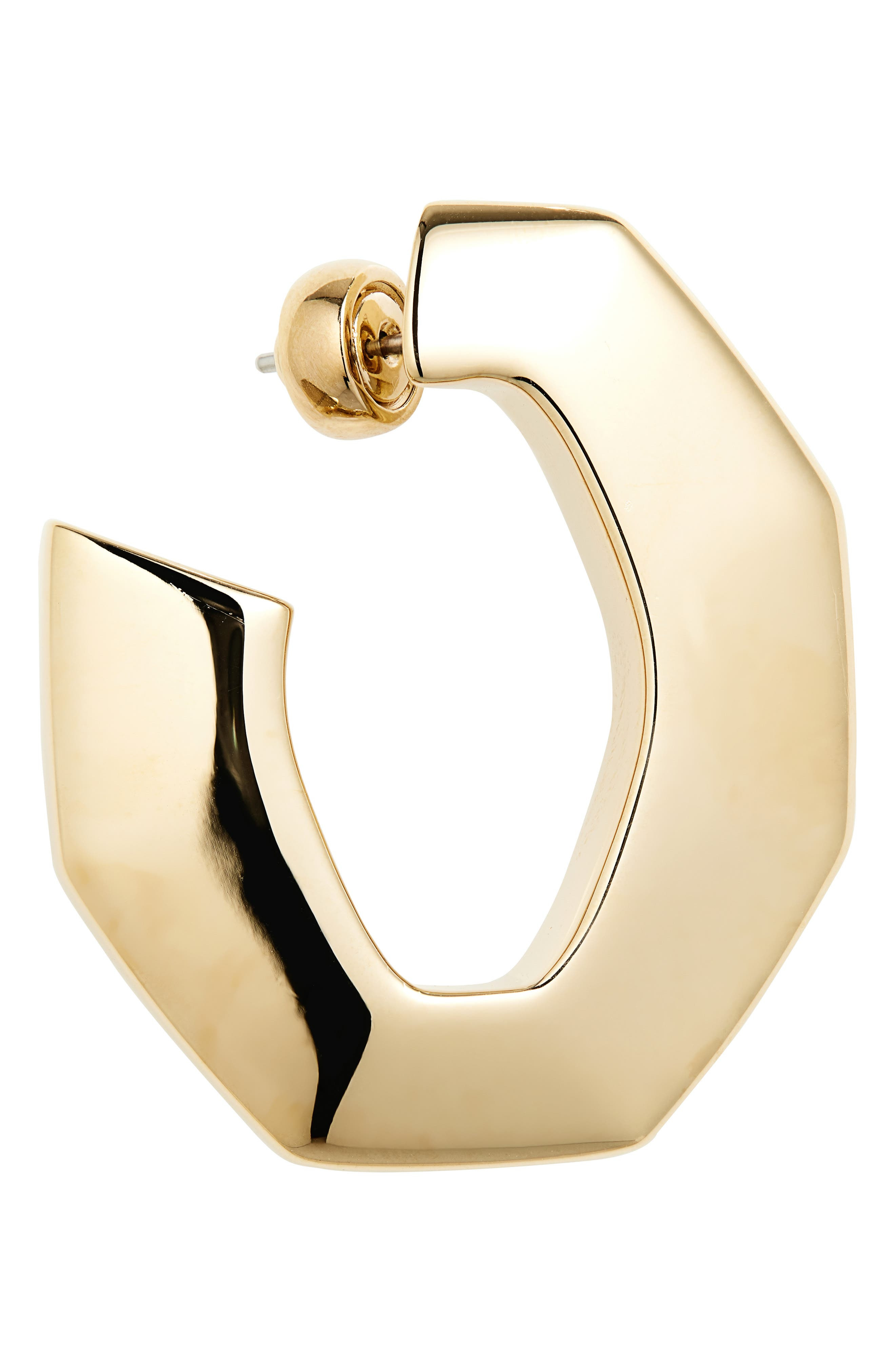 Givenchy Large Link Earrings in Golden Yellow at Nordstrom - 3