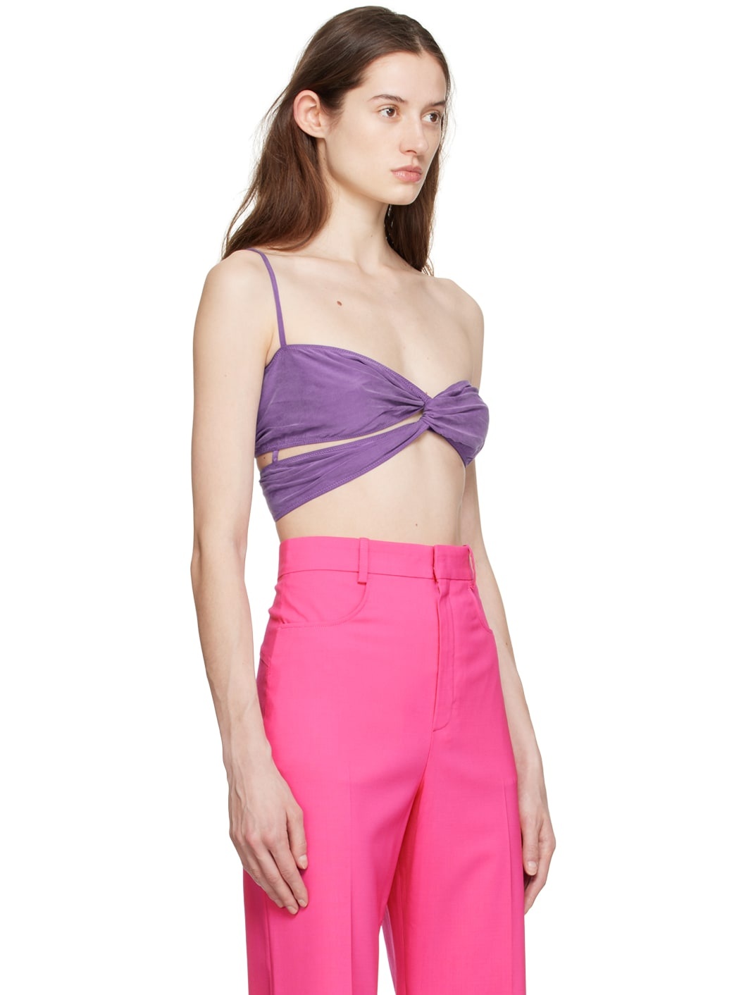 Purple 'Le Bandeau Espelho' Tank Top - 2