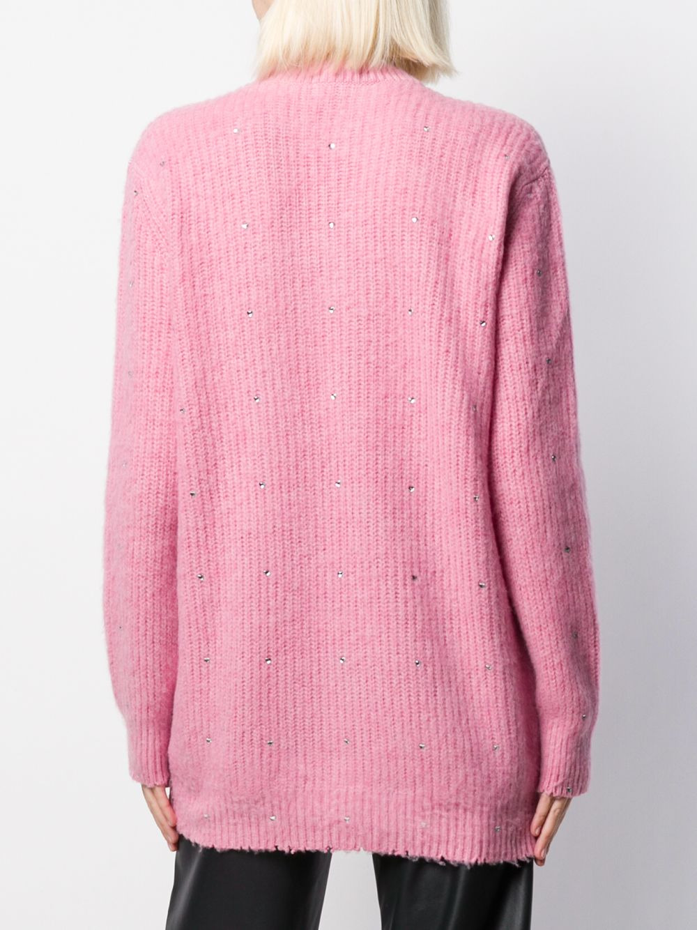 crystal-embellished jumper - 4