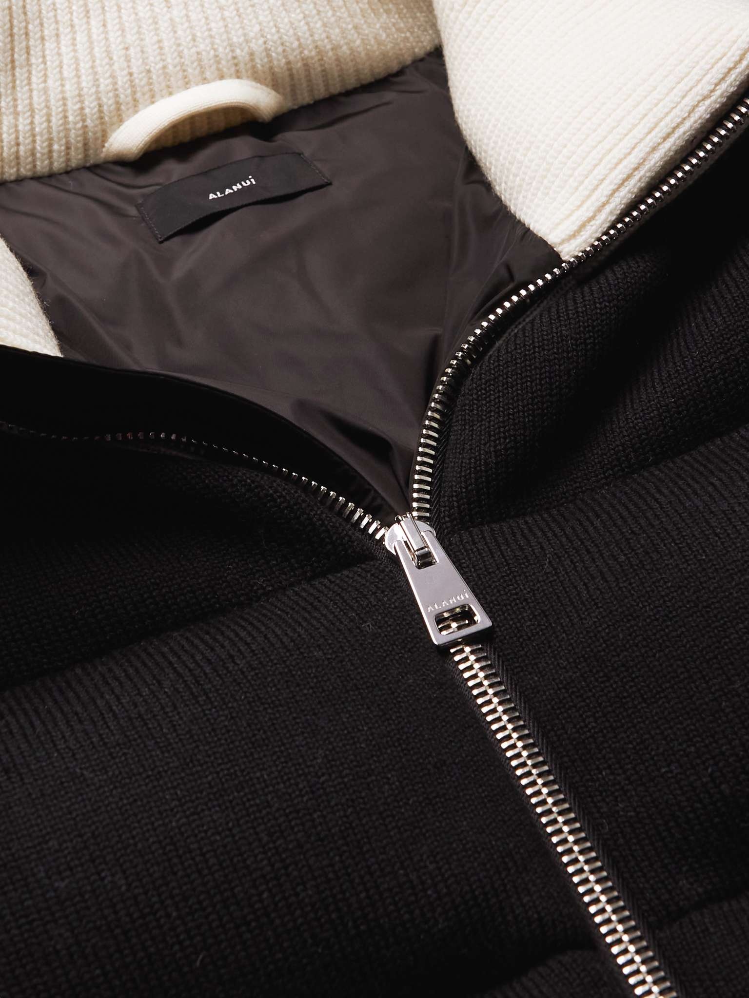 Icon Quilted Wool-Jacquard Down Jacket - 5