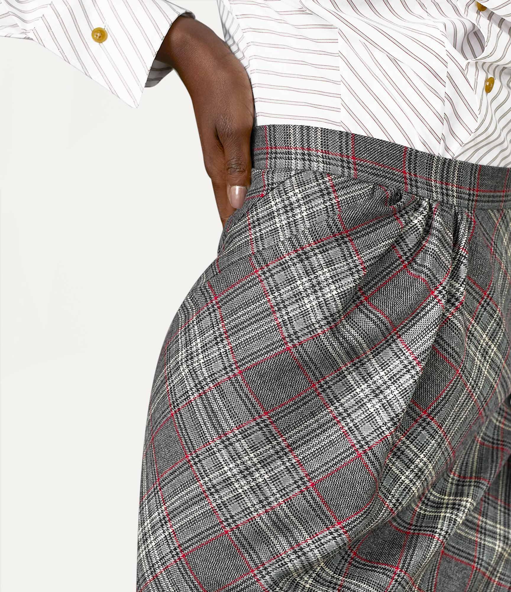 DRUNKEN PENCIL SKIRT TARTAN - 4