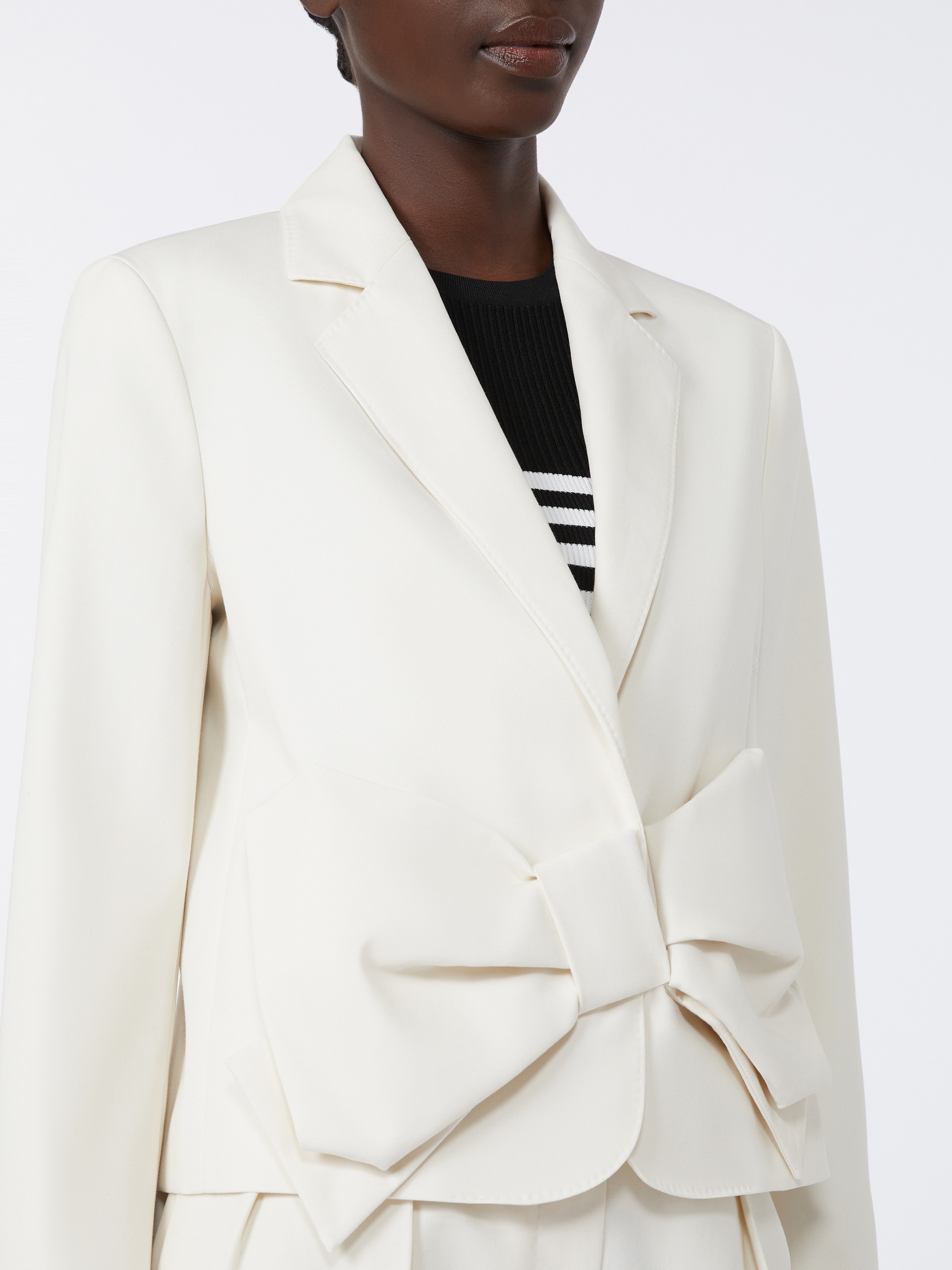 ASTURIE Cotton twill cropped jacket - 5