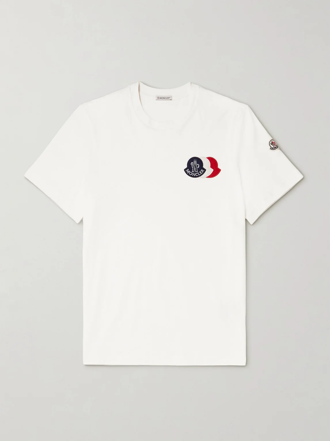Logo-Appliquéd Cotton-Jersey T-Shirt - 1