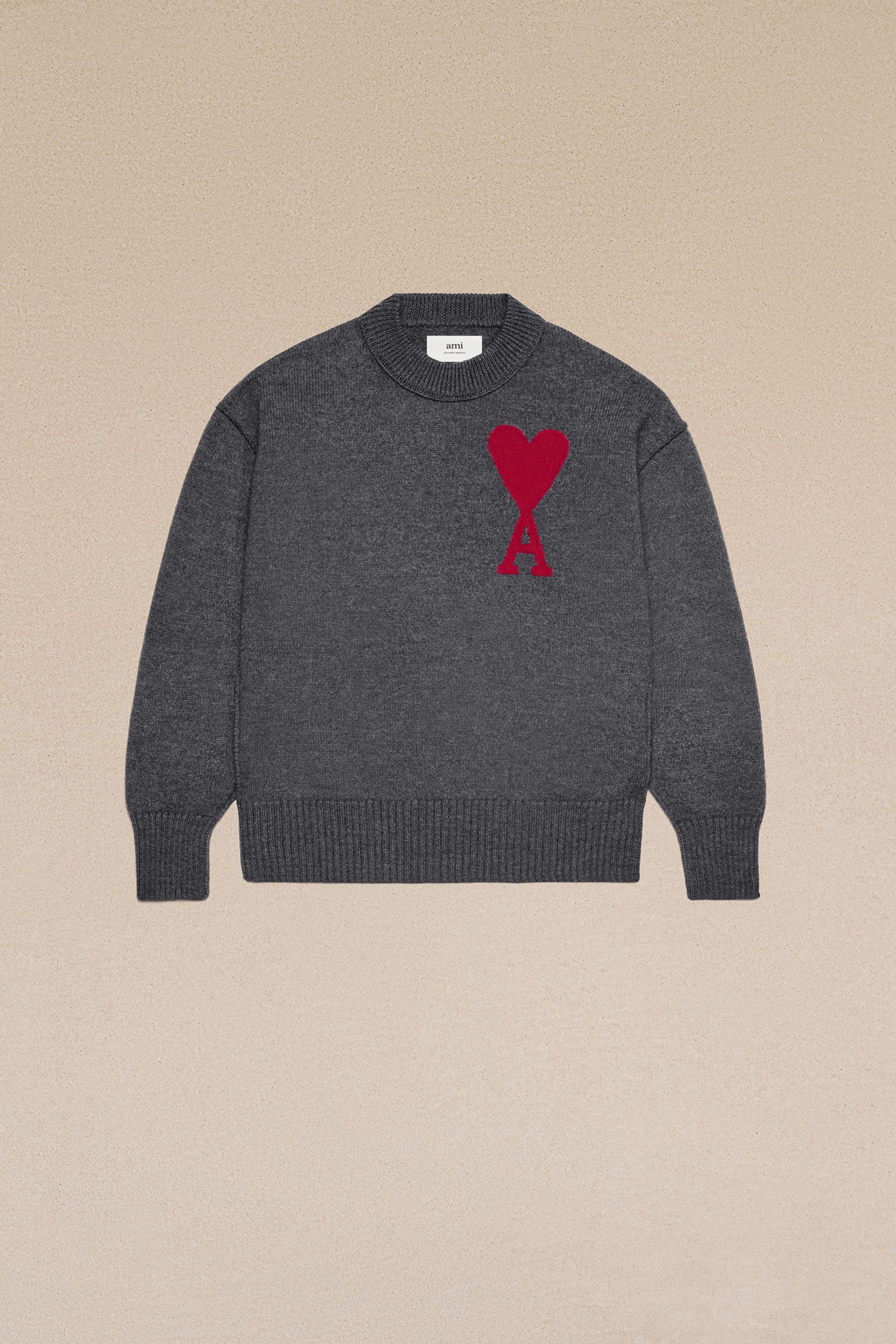 Red Ami de Coeur Sweater - 3