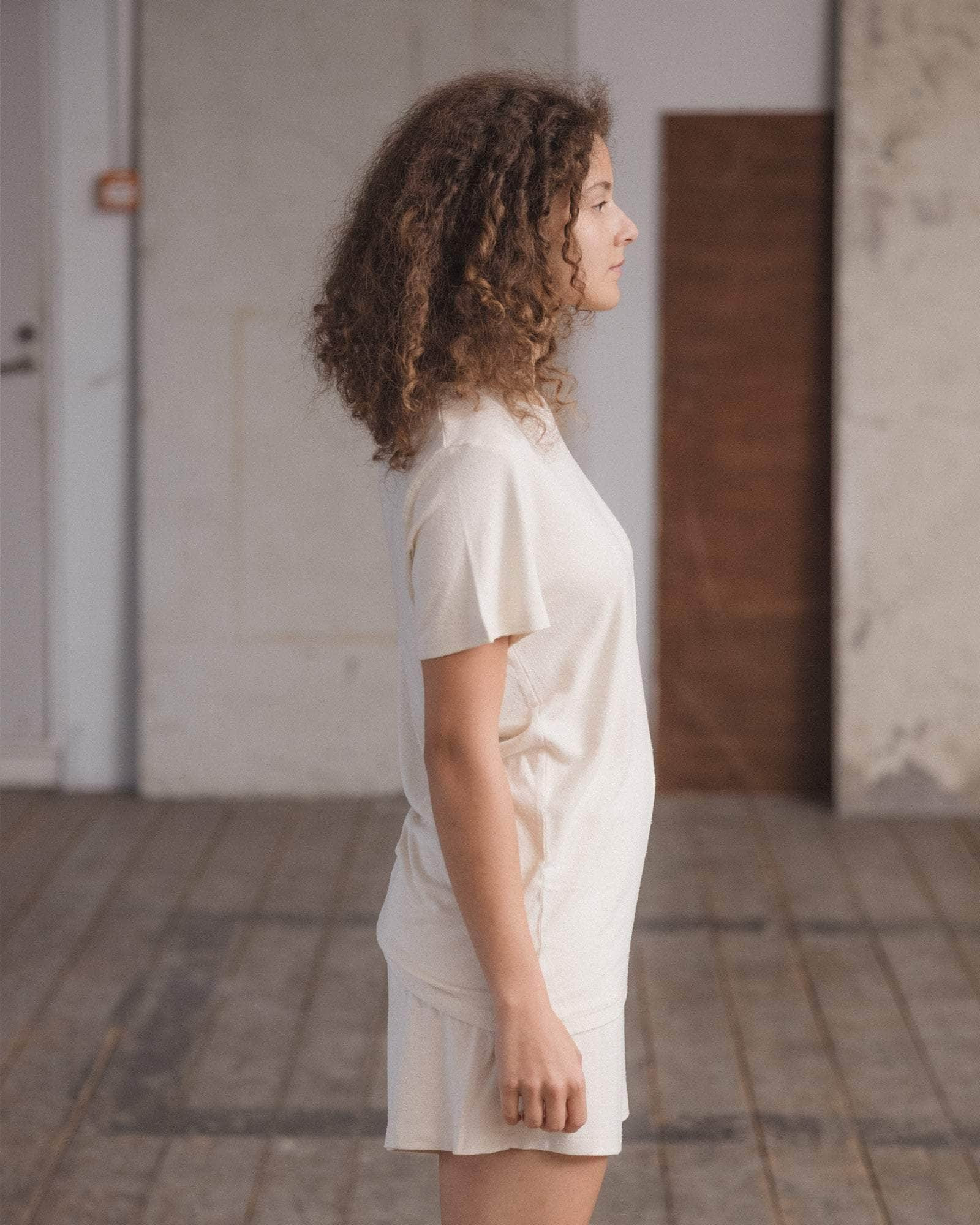 Silk Tee Shirt - Wild Silk Jersey - 3