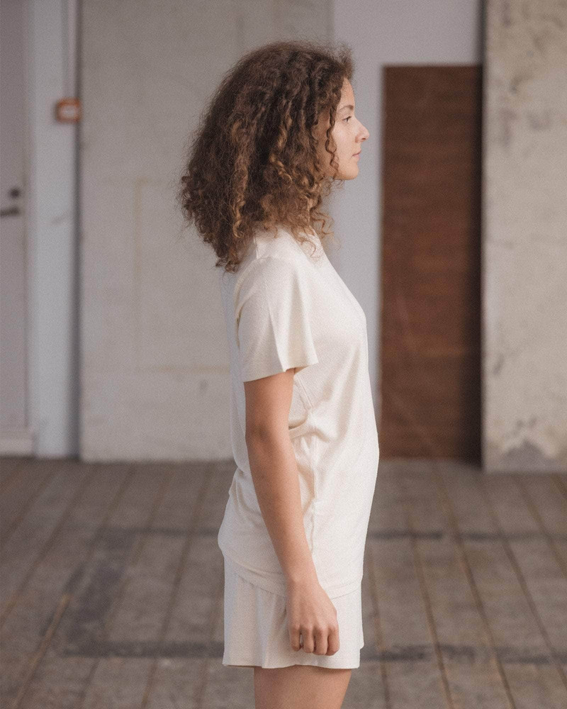 Silk Tee Shirt - Wild Silk Jersey 3