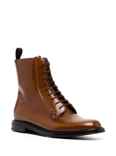 Church's leather lace-up boots outlook