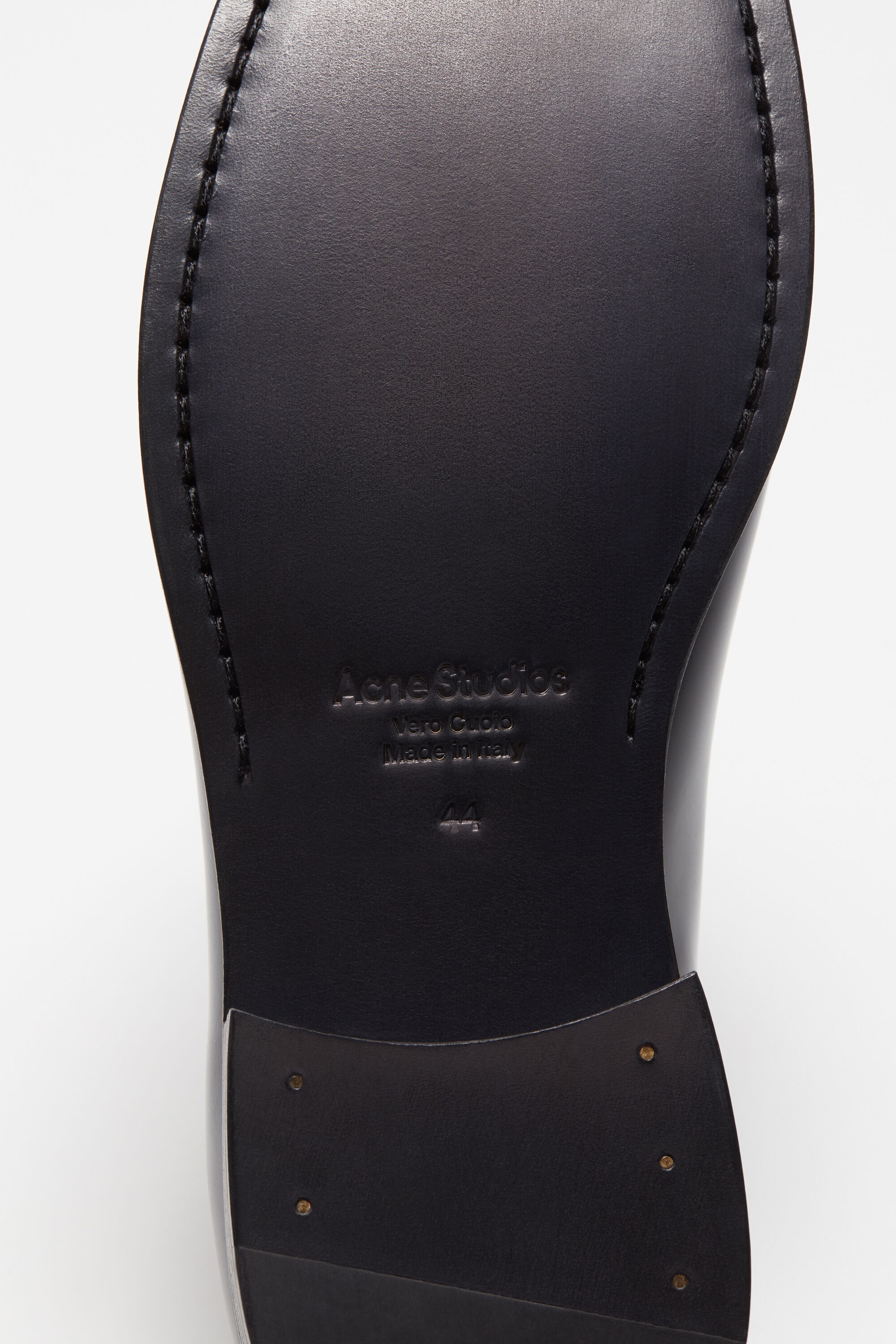 Leather loafers - Black - 7