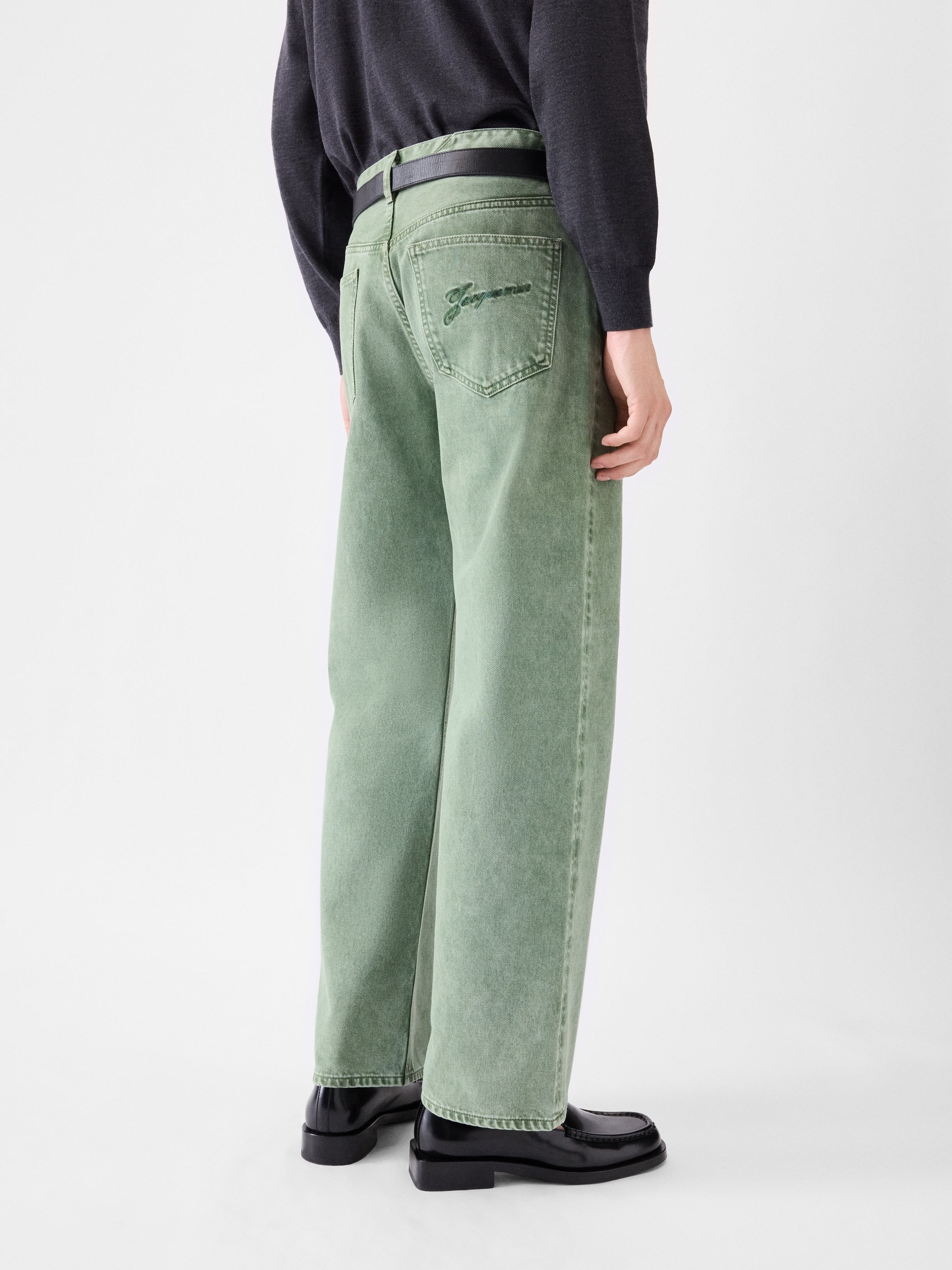 The straight de-Nîmes denim pants - 4