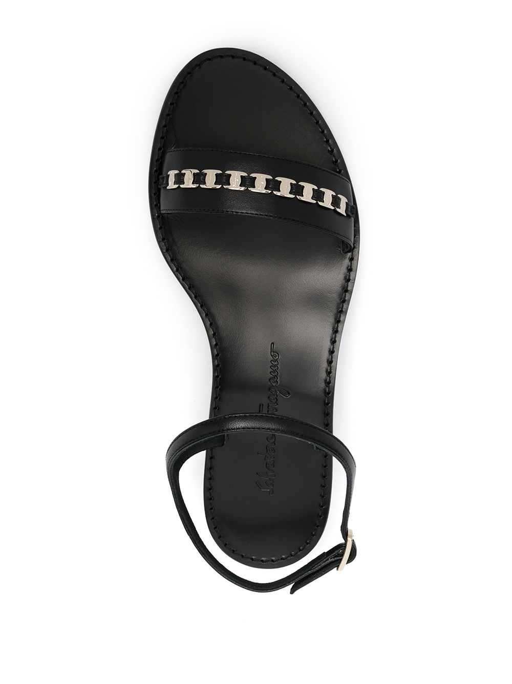 tiny Vara bow appliqué trim sandals - 4