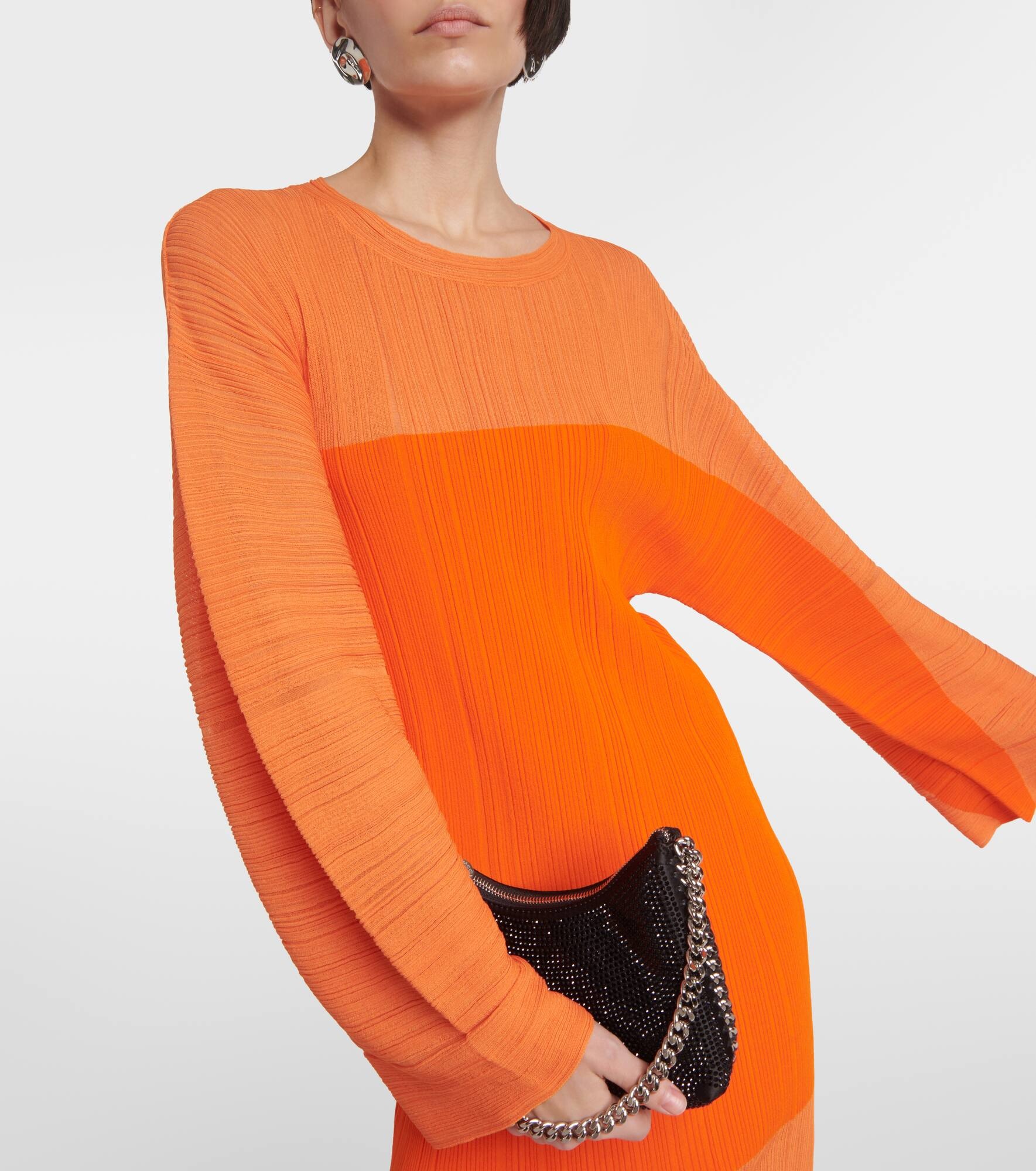 Plissé midi dress - 6
