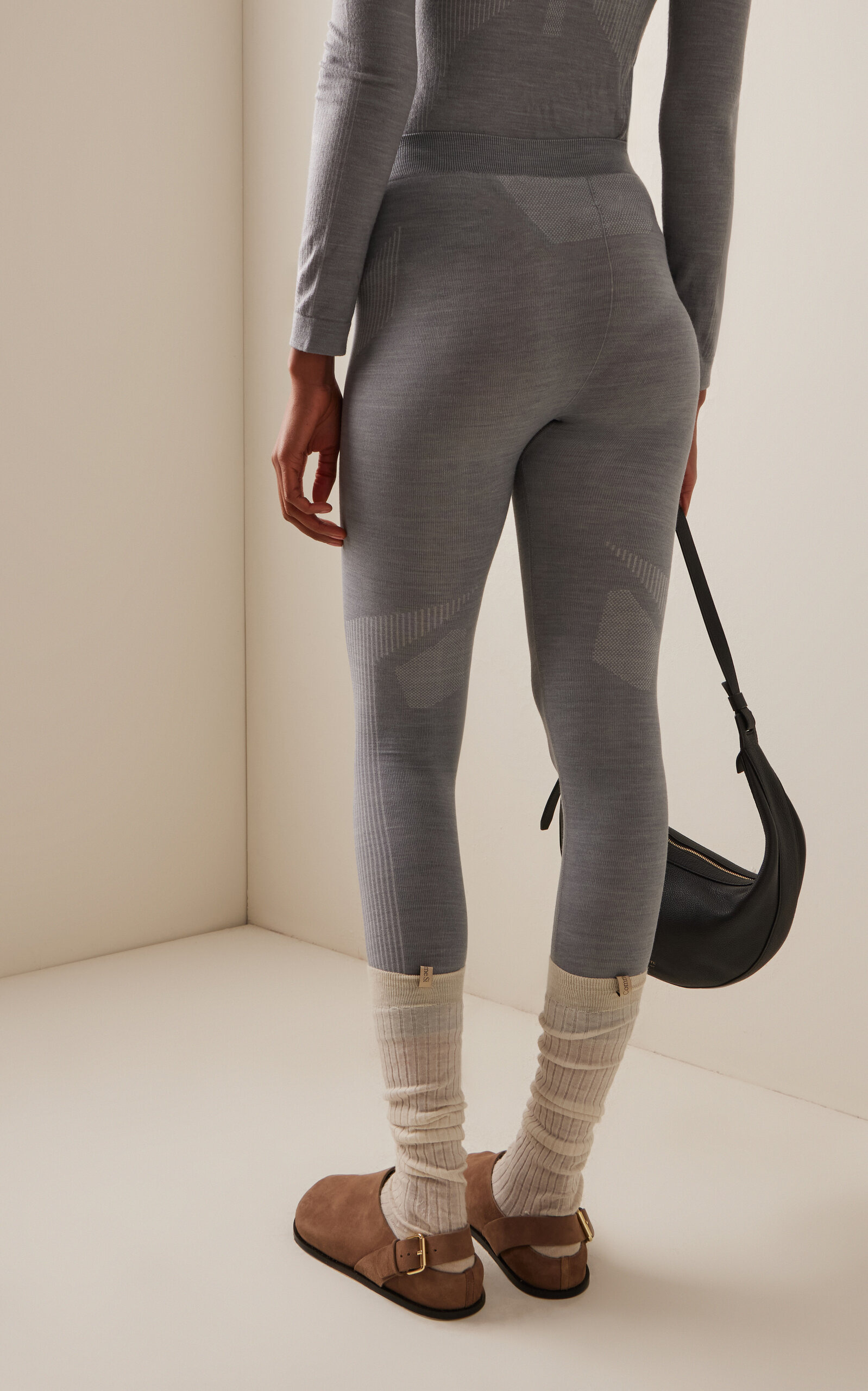 Long Ski Tights grey - 4