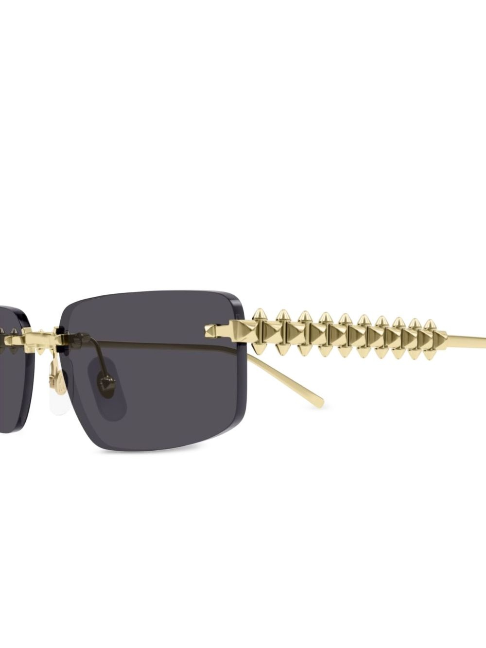 geometric-frame sunglasses - 3