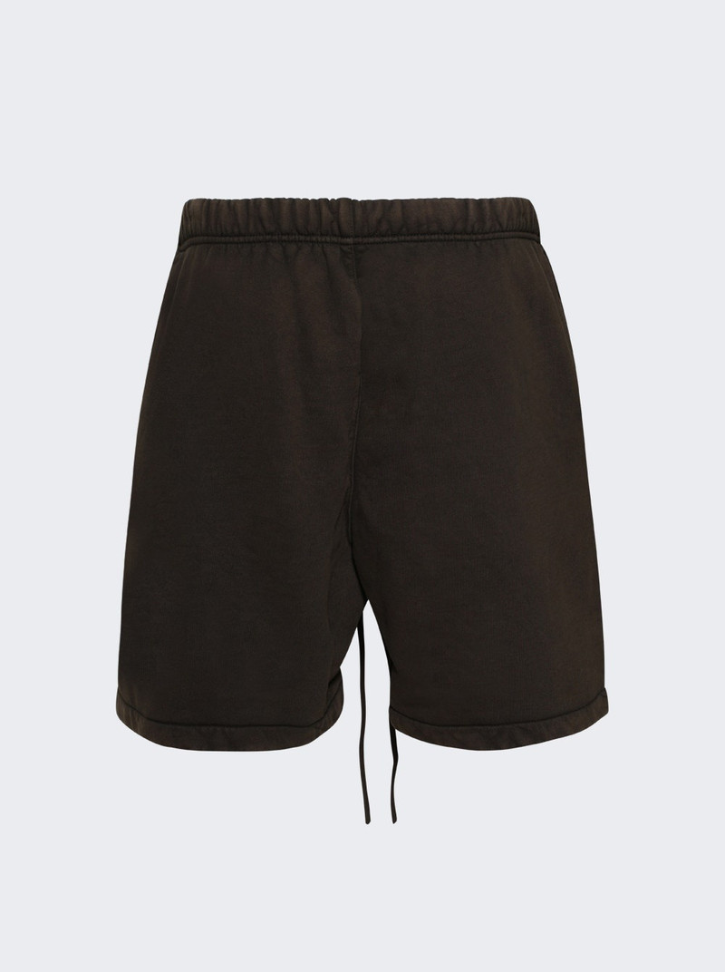 ESSENTIALS Heavy Fleece Soccer Short Brown outlook