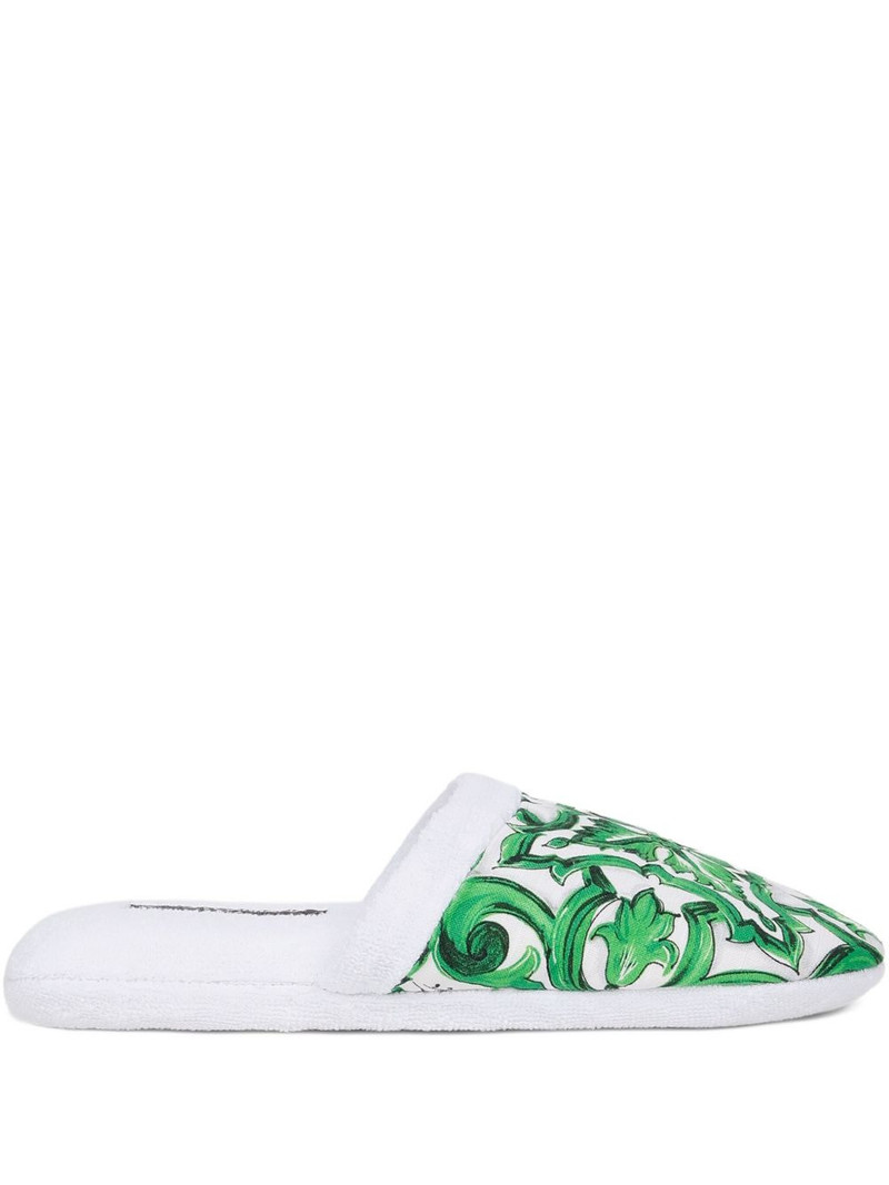 Mediterraneo-print slippers 1