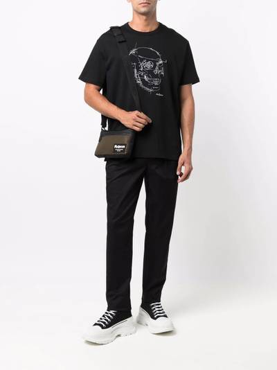 Alexander McQueen logo-patch messenger bag outlook