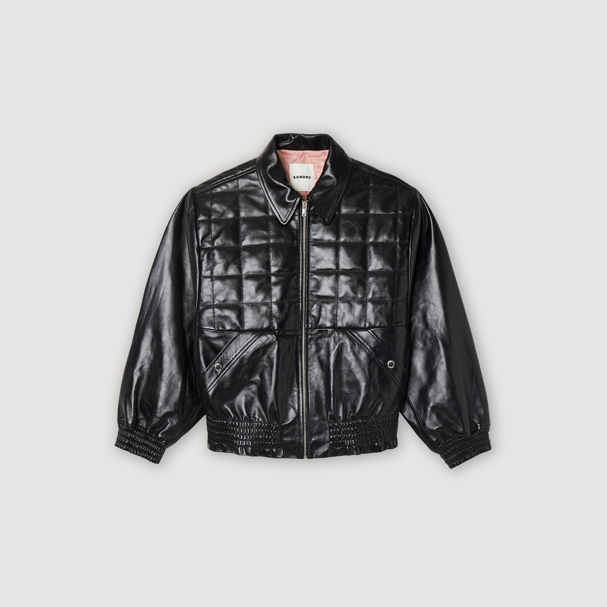 Smooth leather jacket - 1