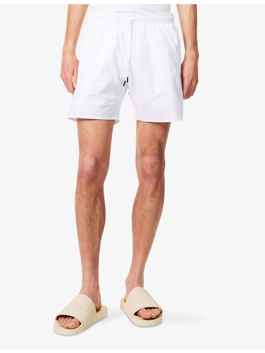 Iconic Stripe-Trim Swim Shorts - 3