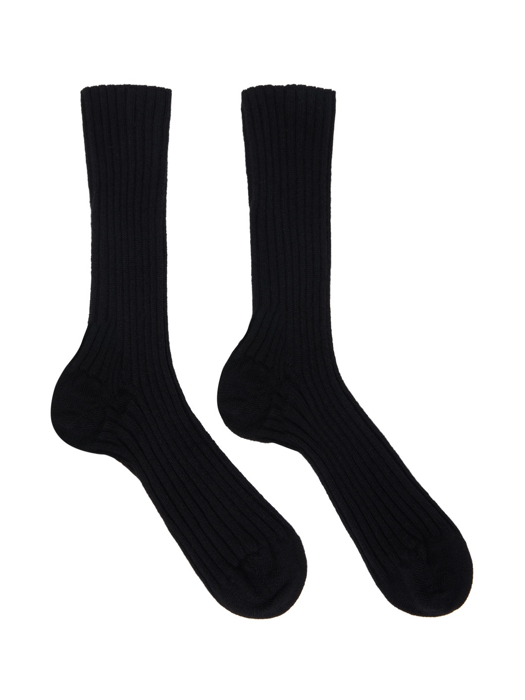 Black Calf Socks - 1