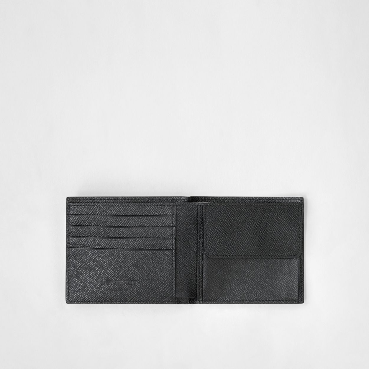 Grainy Leather International Bifold Coin Wallet - 3