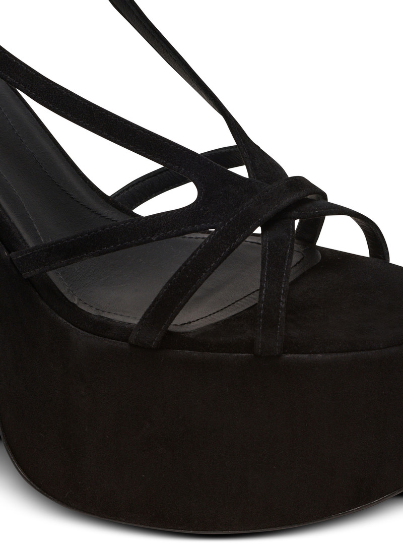 Cam suede platform sandals 6