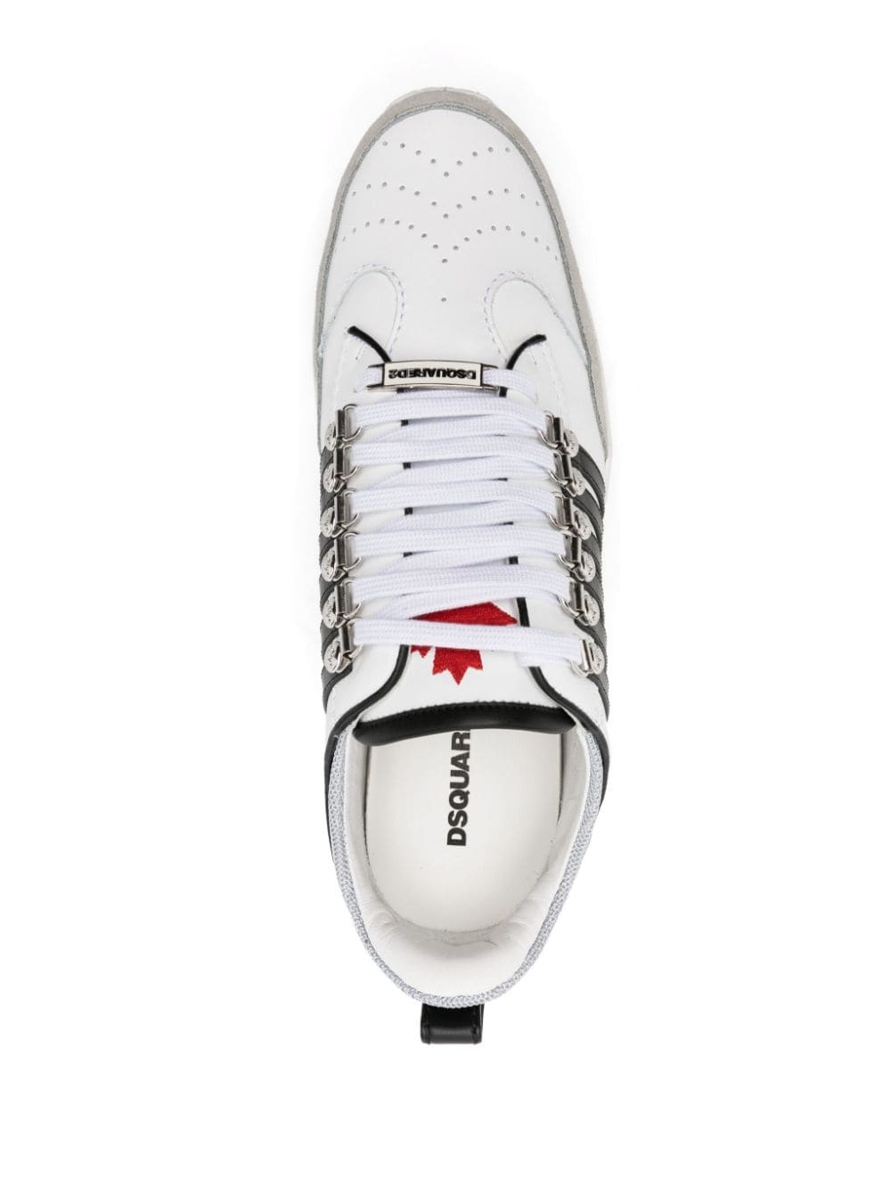 Legendary striped leather sneakers - 4