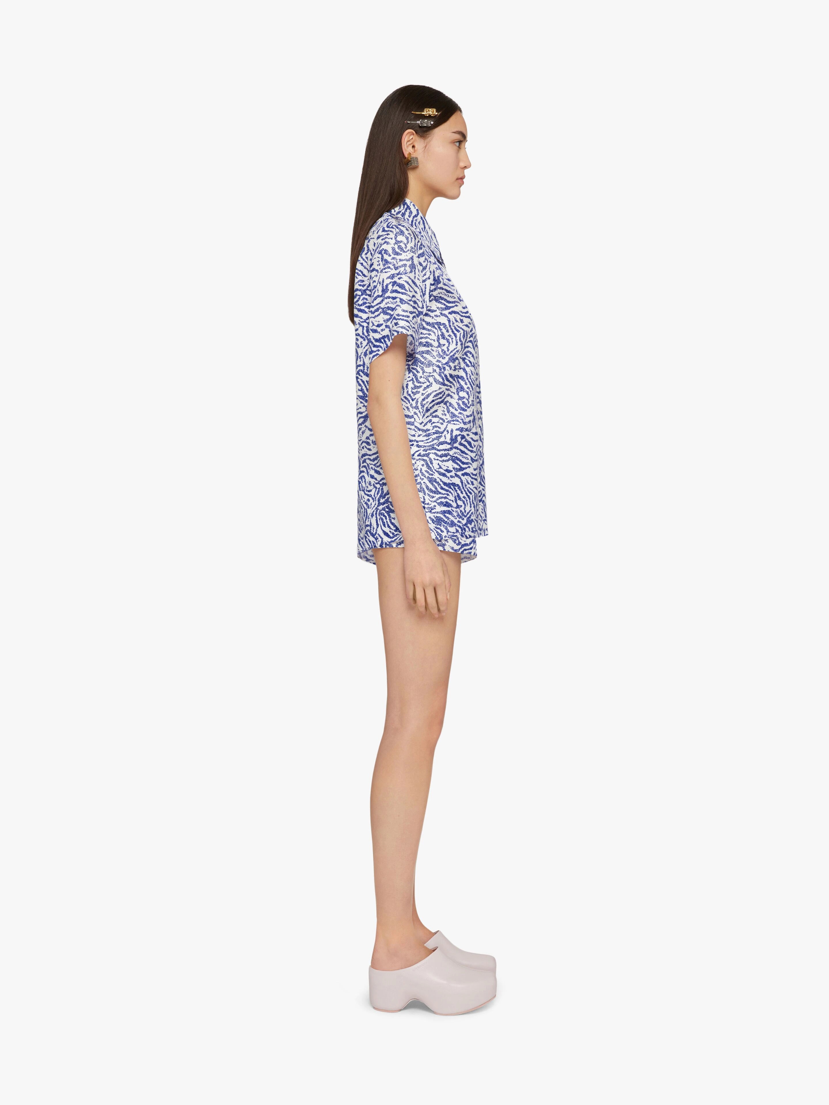 SHIRT IN PRINTED SILK - 3