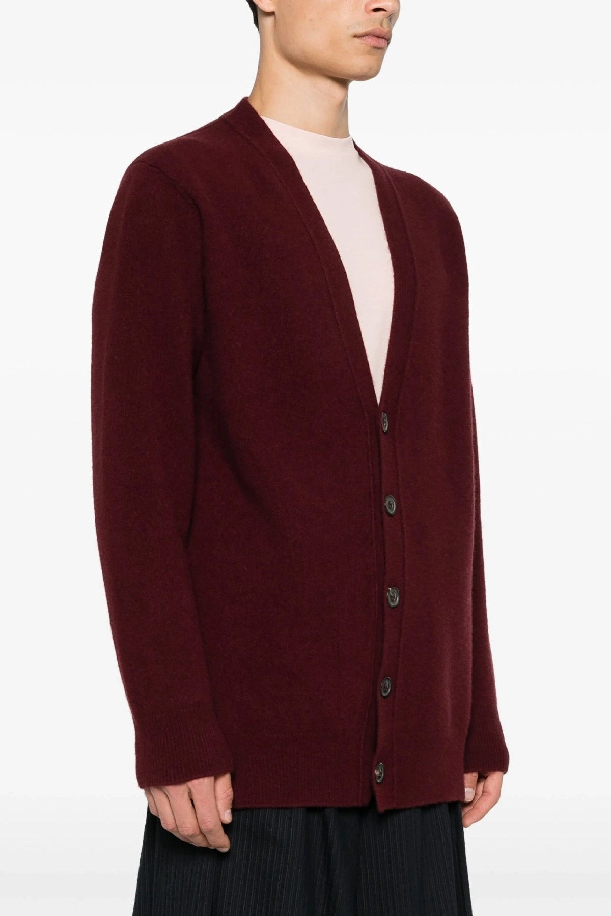 Maison Margiela Men Wool Cardigan - 2