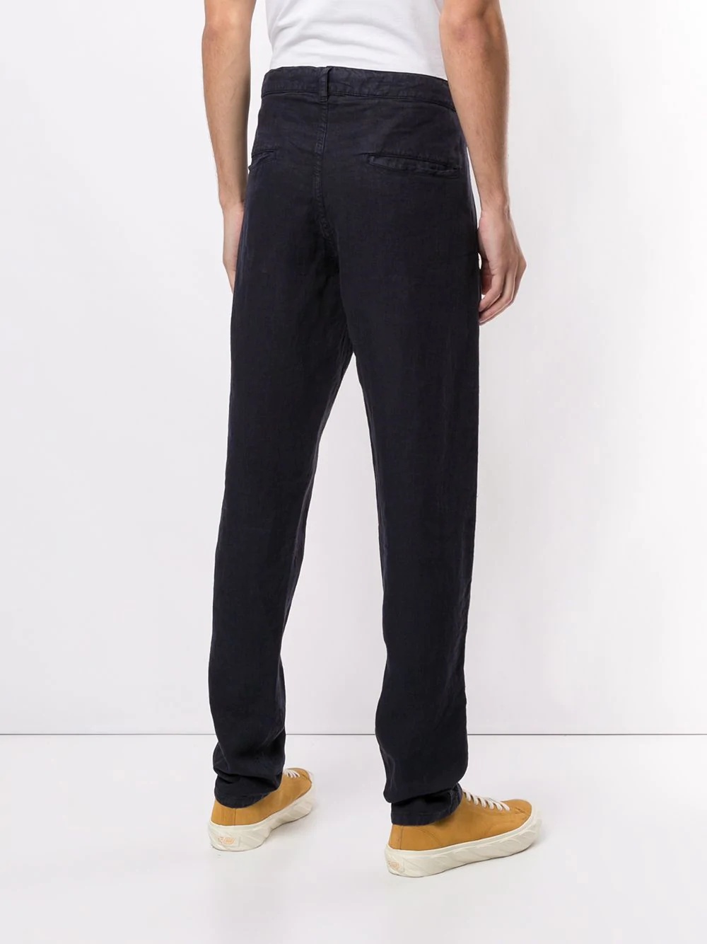 relaxed straight-leg chinos - 4