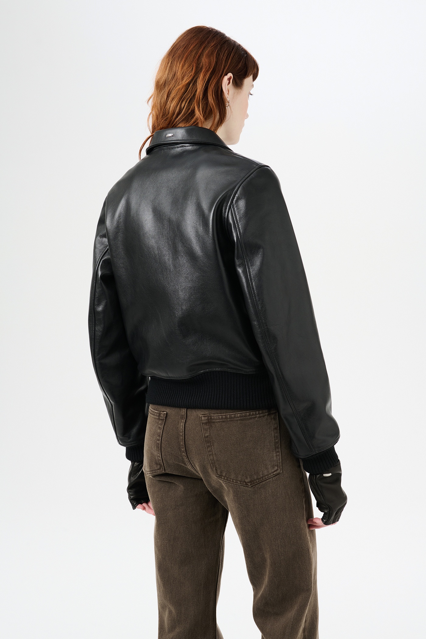 Radar Bomber Malleable Black Bull Hide - 6