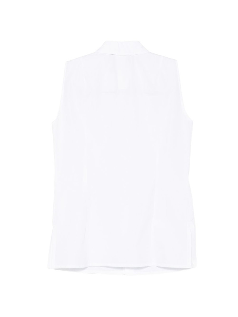 SAPIO sleeveless buttoned shirt outlook