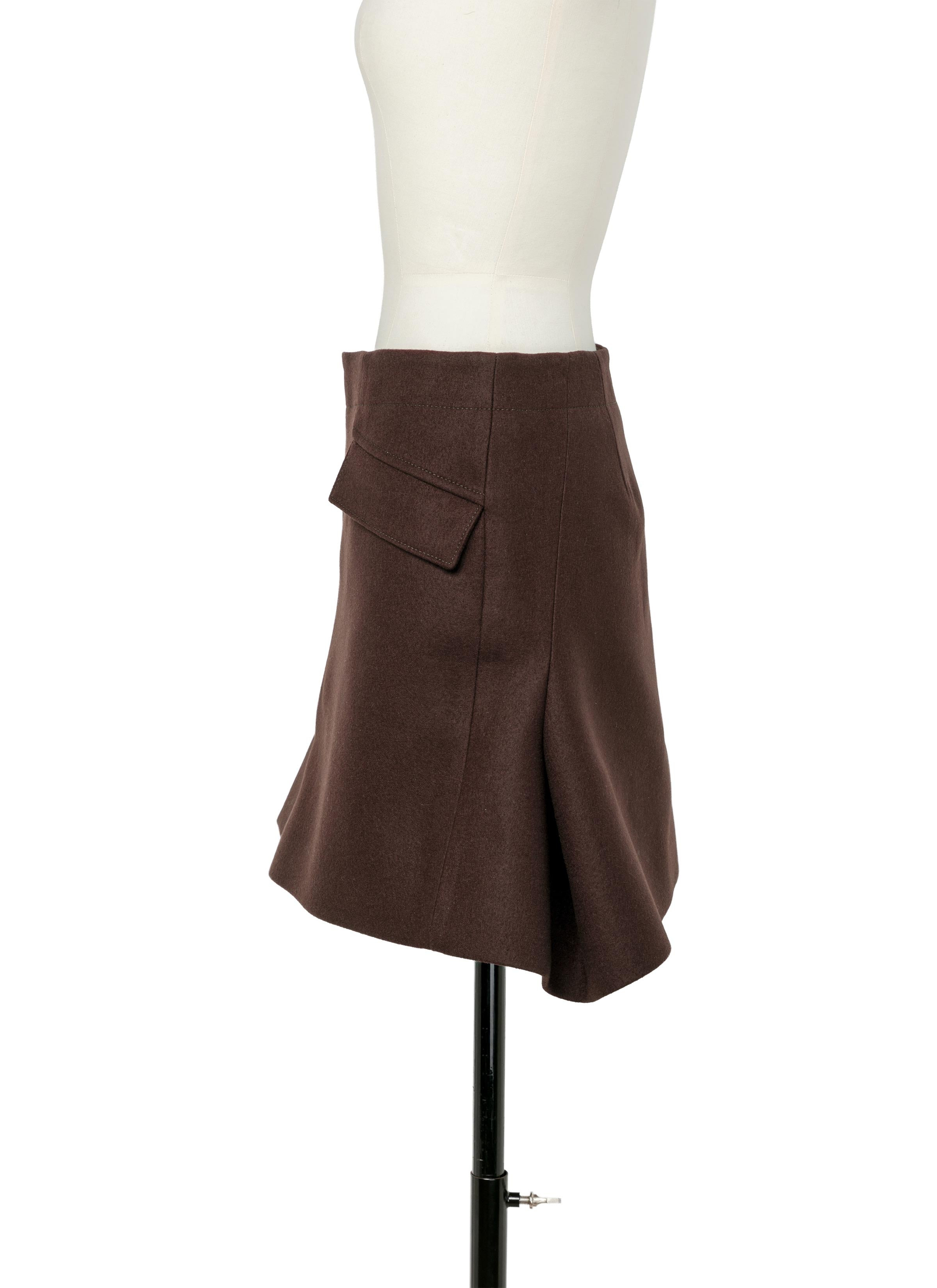 Wool Melton Skirt - 3