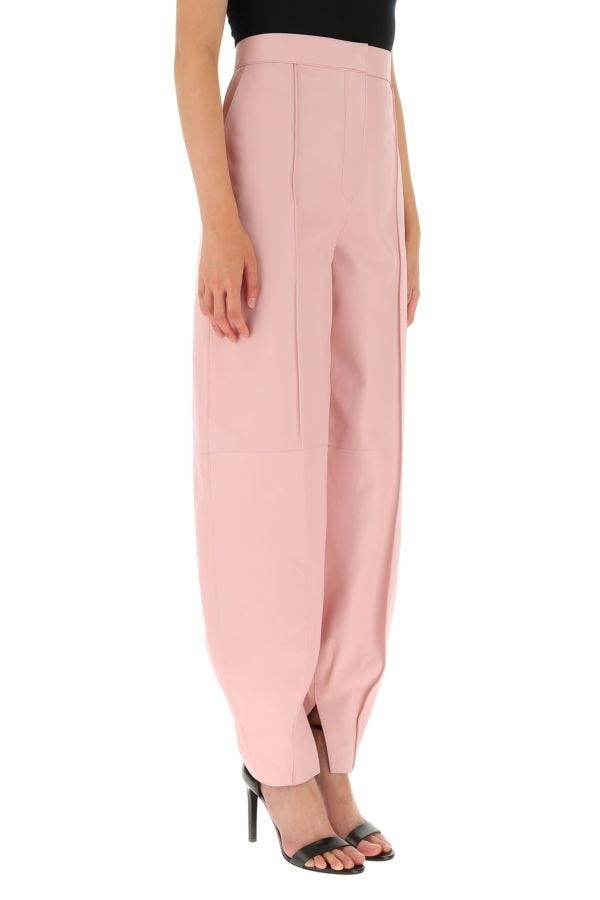 Loewe Woman Pastel Pink Leather Pant - 3