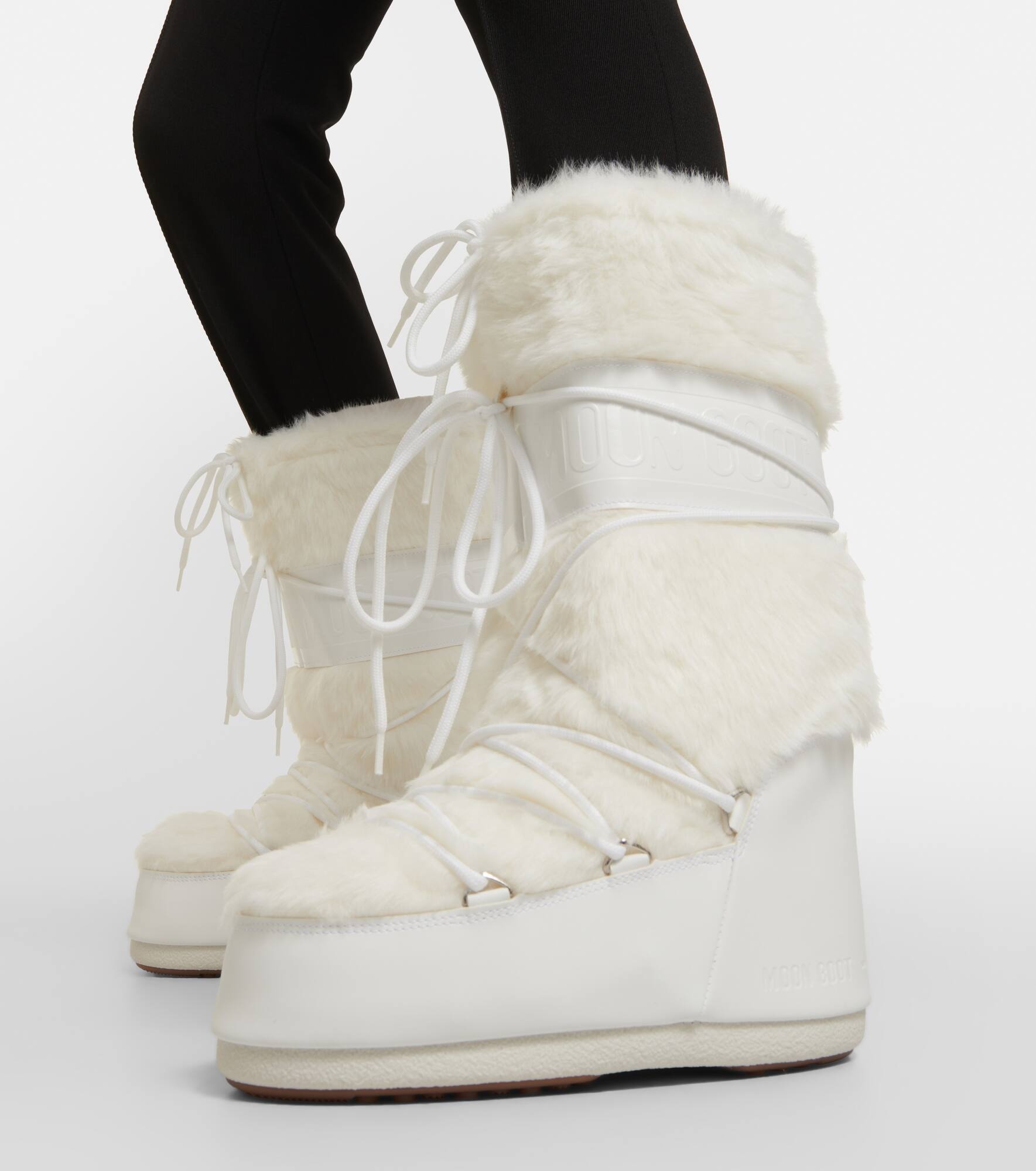 Icon faux fur-trimmed snow boots - 4
